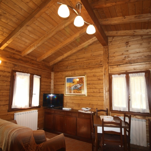 Interno casa in legno