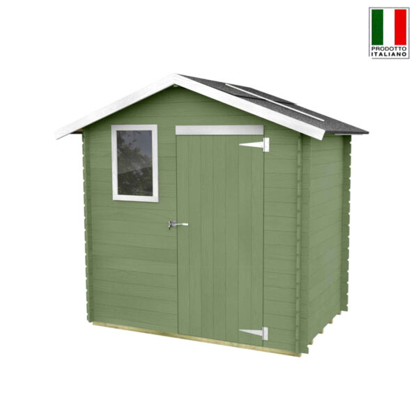 casetta in legno Livia verde